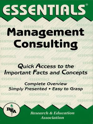 cover image of Management Consulting Essentials